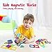 Magnetic Building Blocks, KAMOTA Clear Color 51 Piece Magnet Tiles Set Toy - STEM learning - Educational Construction Engineering, Staking Building Play for Kids - Best Creative DIY Toy Gift