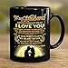 TERAVEX Fathers Day Gift for Man, 11 Oz Funny Mug Gifts for Husband from Wife, Perfect Husband Gift from Wife Romantic Love Wedding, Best Couples, Christmas Gift Idea, Birthday, Father’s Day