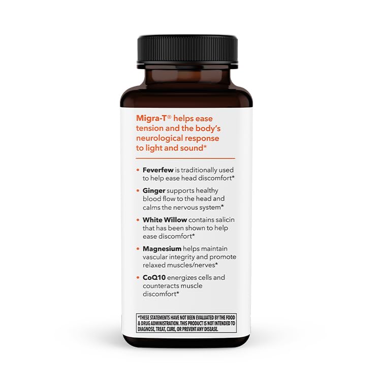 LifeSeasons MigraT Migraine Relief Supplement Eases Tension & Severe Headaches Reduces