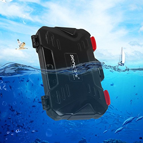Durable Memory Card Case Holder 24 Slots Waterproof Card Carrying Storage Case for CF/Micro SD/TF/SD Cards