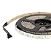 SUPERNIGHT LED Strip Lights Kit Waterproof 16.4FT 5050 RGB + Cool White Color Changing Flexible Rope Lights Waterproof 300 LEDs TV Back Lighting with Remote Controller and 12V Power Supply