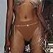 Bingirl Women Sexy Luxury Rhinestone Bikini Leg Body Chain Unique Waist Thigh Chains Jewelry