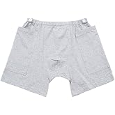 Baatogoo Underwear for Nephrostomy Bag, Bilateral Nephrostomy Bag Underwear Holder Catheter Shorts Leg Bag Ostomy Shorts (M)