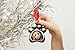 Pearhead Pawprint Photo Ornament, Dog or Cat Christmas Tree Decoration, Pet Memorial Keepsake Picture Frame, Classic Holiday Home Decor, Silver Metal