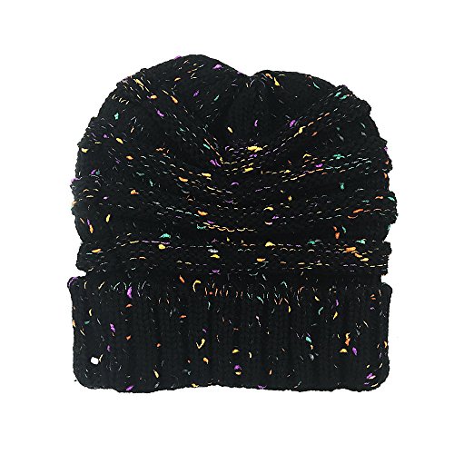 AIMKE Women\'s Warm Chunky Thick Stretchy Knit Beanie Skull Cap Winter Knitting Warm Hat
