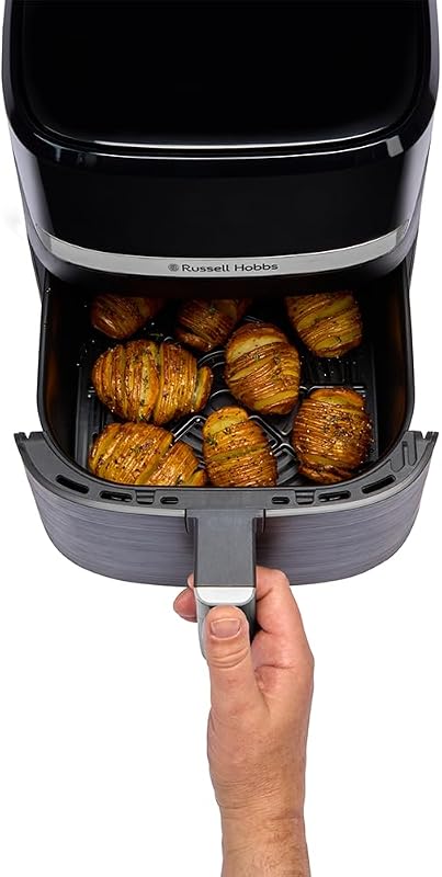 Heißluftfritteuse XL, Satisfry 5,5 l, Schwarz, 27621-56