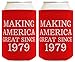 Birthday Drink Cooler for 40th Birthday Making America Great Since 1985 2 Pack Can Coolies Drink Coolers Red