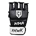 HAWK MMA Gloves Grappling Gloves Martial Arts Sparring Gloves Punching Bag Cage Fight Gloves Mitts UFC Combat Training Gloves