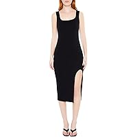 Forever 21 Ribbed Sweater-Knit Dress Black X-Small at Amazon Women's  Clothing store