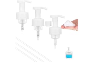 Segbeauty 3pcs White Foaming Hand Soap Pump Replacement, Countertop Foam Soap Dispenser Pump Heads, Foaming Dispenser Pumps f