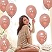 Rose Gold Balloons Party Decorations - Pack of 12, Great Rose Gold Birthday Decorations for Party, Rose Gold Party Supplies for Engagement, Weddings, Proms, Rose Gold Baby Shower Decorations
