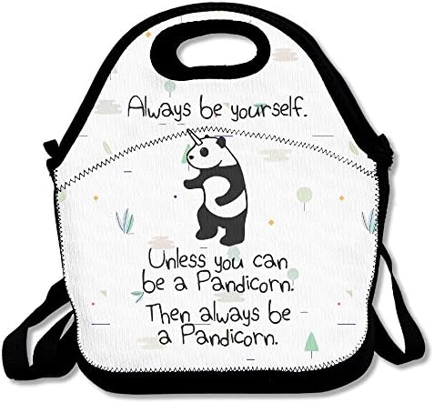 Always Be Yourself And Be A Pandicorn Lunch Bag One Size