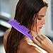 TecUnite 4 Pieces 9 1/2 Inches Anti-static Large Tooth Detangle Comb, Wide Tooth Hair Comb Salon Shampoo Comb for Long Hair and Curly Hair (Multi Color 2)