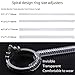 Cooraby 40 Pieces Ring Sizer Kit 3 Styles Ring Size Adjusters Invisible Ring Size Reducer Guards with a Jewelry Cleaning Cloth for Loose Rings