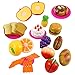 Liberty Imports Pretend Play Cooking Cutting Foods Set | Kitchen Fun Cuttable Food Toys | Early Development Educational Gift for 2, 3, 4, 5, 6 Year Old Kids, Boys, Girls (Mixed Food)