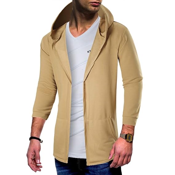 khaki color hoodie