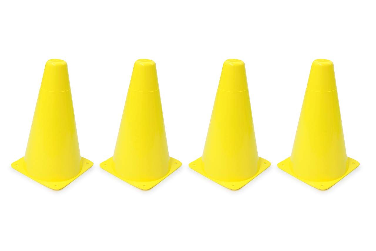 Jamara 460520 Traffic Traffic Yellow VE4 – Stackable, Versatile, 4 Fixing Holes, Made of Durable Plastic, Easy to Carry, Space-saving Storage