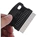 Lxnoap Toothed Flea Comb Cat Dog Pet Grooming Steel Small Brush Random Color