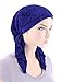 The Bella Scarf Chemo Turban Head Scarves Pre-Tied Bandana for Cancer Raven Black