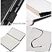 WERTIOO Hardercover Journals 200 Pages, Diary Leather Lined Journal Notebook Writing A5 100gsm Thick Paper Notebooks with Pen Hold for Work Men Women, 8.4 x 5.7 in