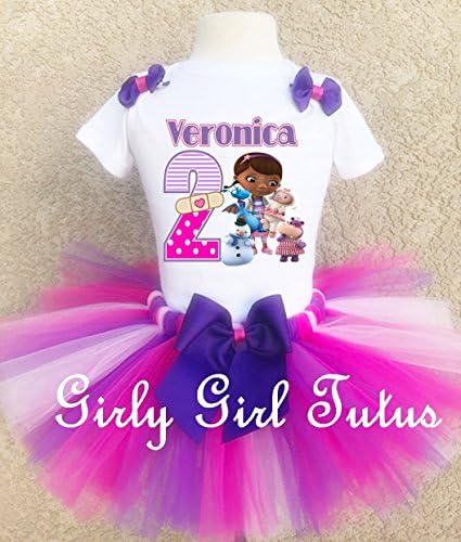 Doc Mcstuffins and Friends Birthday Outfit Tutu Set