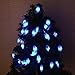LEVIITEC Solar Halloween Decorations String Lights, 30 LED Waterproof Cute Ghost LED Holiday Lights for Outdoor Decor, 8 Modes Steady/Flickering Lights [Light Sensor] 19.7ft Blue