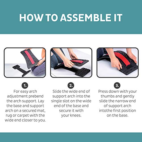 Back Stretcher by Miramama Lower Back Pain & Muscle Tightness Relief