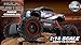 Large Rock Crawler RC Car (12 Inches Long) – 4x4 Remote Control Car For Kids (Red) – Everything Included (Even Batteries) – 1/14 Rock Master Rock Crawler with 2.4Ghz Controller By ThinkGizmos
