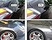 Wcaro Paintless Dent Repair Tool Set Removal of Hail Dents and Door Ding with Dent Removal Rods Tips Dent Puller Car Auto Body Dent Removal Whale Tail Rods Set