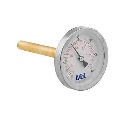Mei 6203221200 – Thermometer für Heizung, Messing, 63 mm