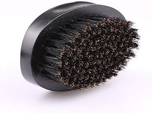 Beard Brush，Beard wooden comb, Boar Bristles Beard Brush and 1 Comb for Hair and Beard Styling，mustache wood comb (1)