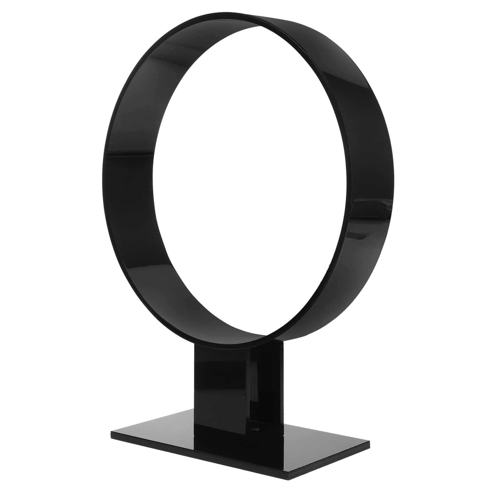 minkissy Headband Holder Hairband Rack Holder Acrylic Hair Hoop Display Stand for Hairbands Watches Teens Girls Women ( Black ), 19x14cm