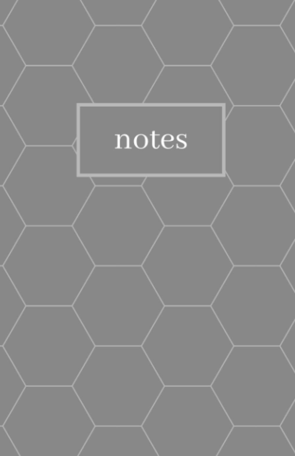 beyou grey hexagon notebook