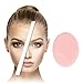 Silicone Face Cleanser, Facial Cleansing Pads, Silicone Face Scrubbers, Manual Facial Cleansing Brush - Massage,Blackheads Removing, Exfoliating, For Sensitive, Delicate, Dry Skin (Pink)
