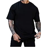 Fashion Causal Top Solid Crew Neck Tee Sports T-Shirts