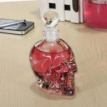  Crystal Head Vodka Skull Face Bone Glass Bottle