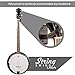String Swing BCC11B Metal Home & Studio Wall Mount Banjo Hanger - Black