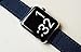 BARTON Canvas Apple Watch Bands - Navy Blue - For 42mm Apple Watch, Watch 2 & Watch 3