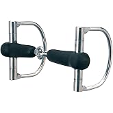 Weaver Equine Rubber Dee Ring Snaffle Bit, 5"
