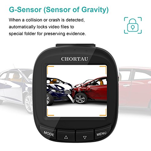image for Dash Cam,CHORTAU Full HD 1080P Dashboard Camera with 140°Wide Angle, 