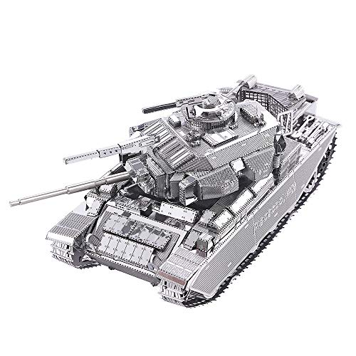 Piececool 3D Puzzles for Adults Metal Tank Model Kits-Centurion Afv Tank DIY 3D Metal Model Building Blocks Brain Teaser Puzzle, Great Birthday Gifts-172 Pcs
