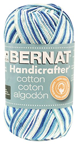 Bernat Handicrafter Cotton Yarn, Ombre, 12 Ounce, Hippi, Single Ball