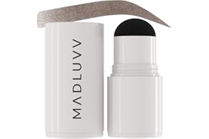 MADLUVV Brow Stamp Refill* - Color Stamp for Brows & Root Touch Up for Women & Men, Instantly Conceal Hair Loss, Grey Hair, Thinning Hair with Stain-Proof/Smudge-Proof Powder Formula (Brunette)