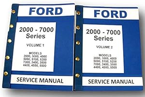 AGPUBS Service Manual for Ford 3000 4000 Series Tractor Repair Shop Complete