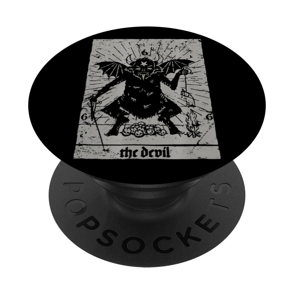 Vintage THE DEVIL Tarot Card PopSockets Swappable PopGrip