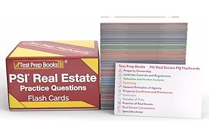 PSI Real Estate Practice Question Study Cards: PSI Real Estate Exam Prep 2025-2026 Practice Test Questions for the National License Exam [Full Color Cards]
