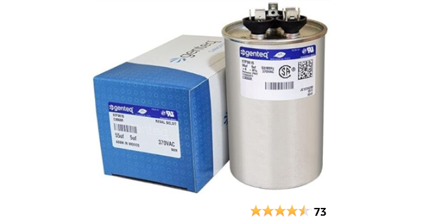Genteq 55 5 Uf Mfd X 370 Vac Ge Industrial Replacement Dual Capacitor Round C3555r 97f9815 Amazon Com Industrial Scientific