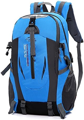 Yanqueens Men Travel Daypack Waterproof Hiking Backpack 40L Lightweight for Outdoor Camping Cycling