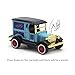 LW Model T Vintage Cars Retro style 1:32 Scale Diecast car model collection light&sound (Yellow)