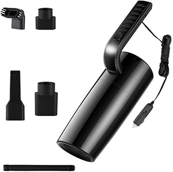 Amazon Co Jp 超静かな掃除機 4 5kpa強力な吸引機能を持つハンドヘルドスティック掃除機 1wモーター 0 2l集塵容量 黒 スポーツ アウトドア